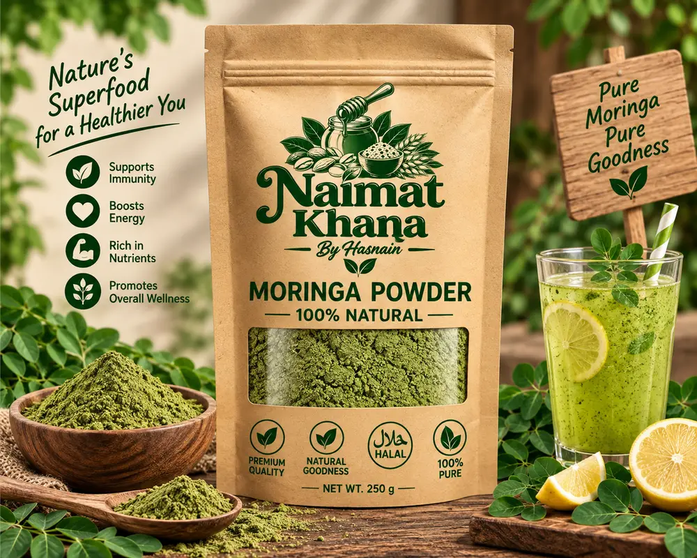 Moringa Leaves Powder - Raw Pure Natural - Moringa Powder Oleifera
