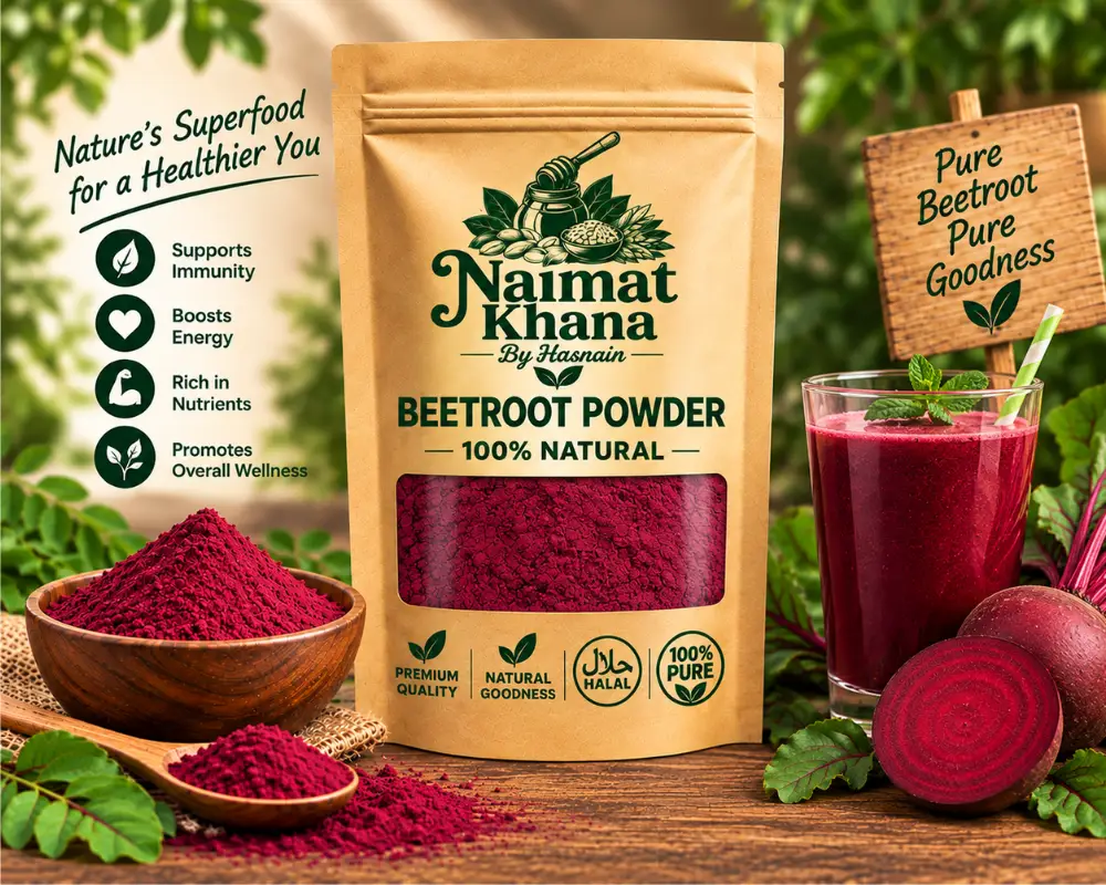 100% Pure Beetroot Powder – Natural & Premium Quality