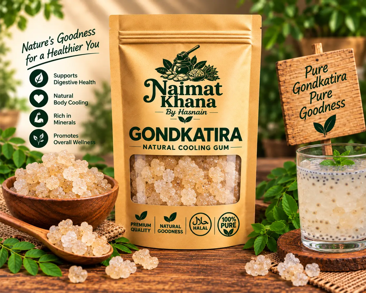Pure Gondkatira – Natural Cooling Gum