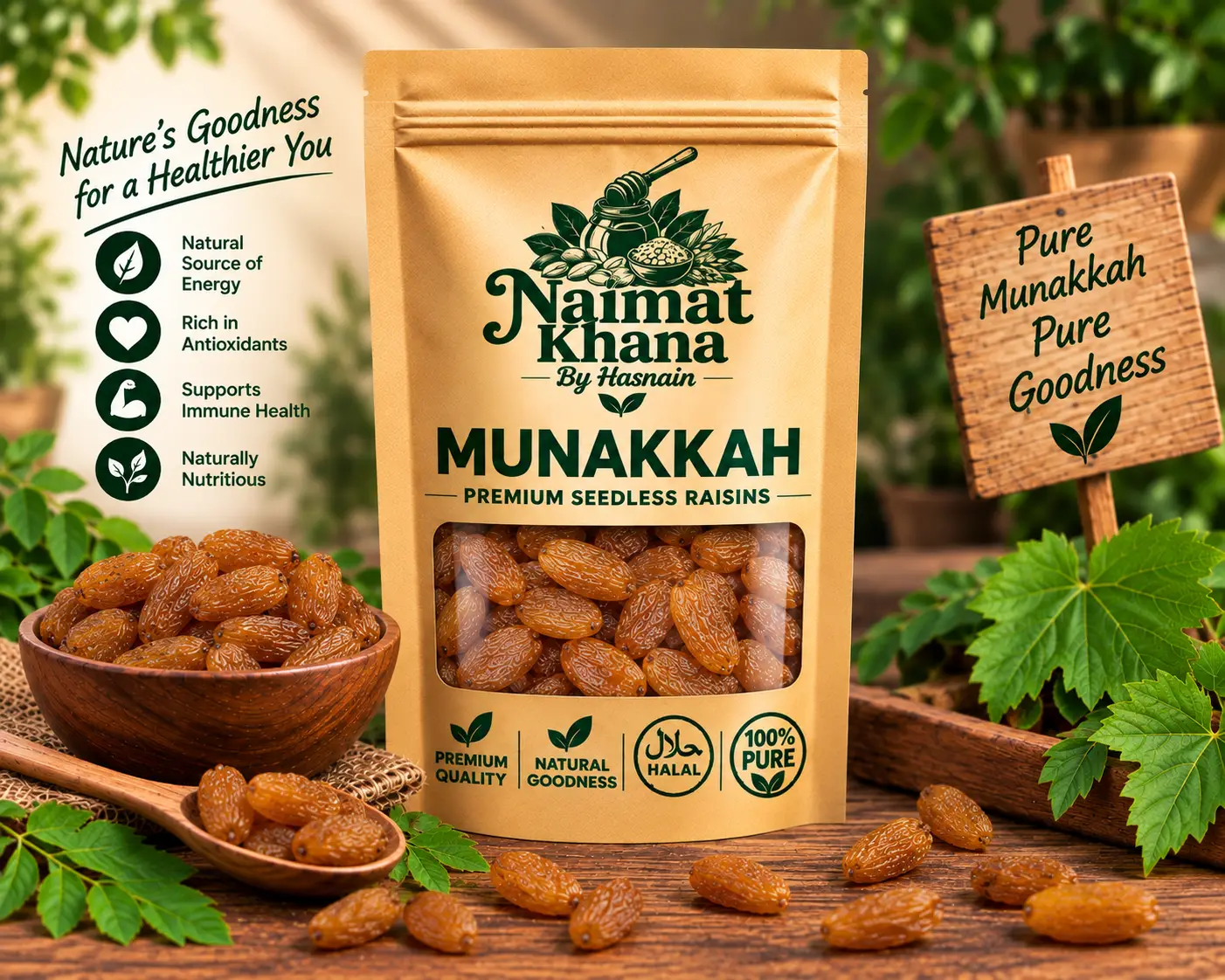Munakkah – Premium Dried Raisins
