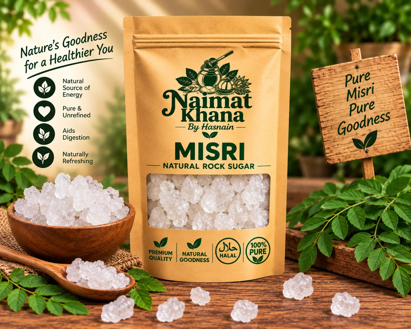 Misri – Premium Natural Rock Sugar