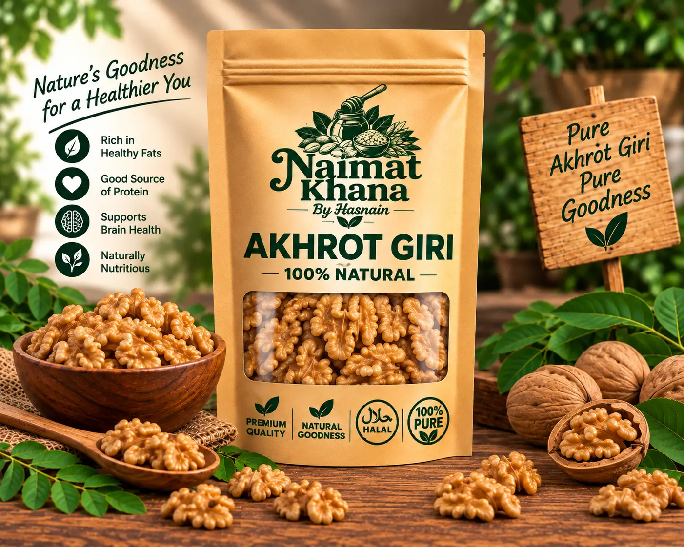 Akhrot Giri – Premium Walnut Kernels