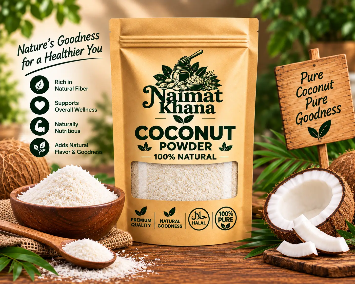Coconut Powder – 100% Natural & Premium Quality